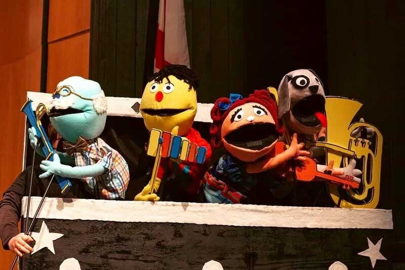 Young Peoples Concert, puppet show.